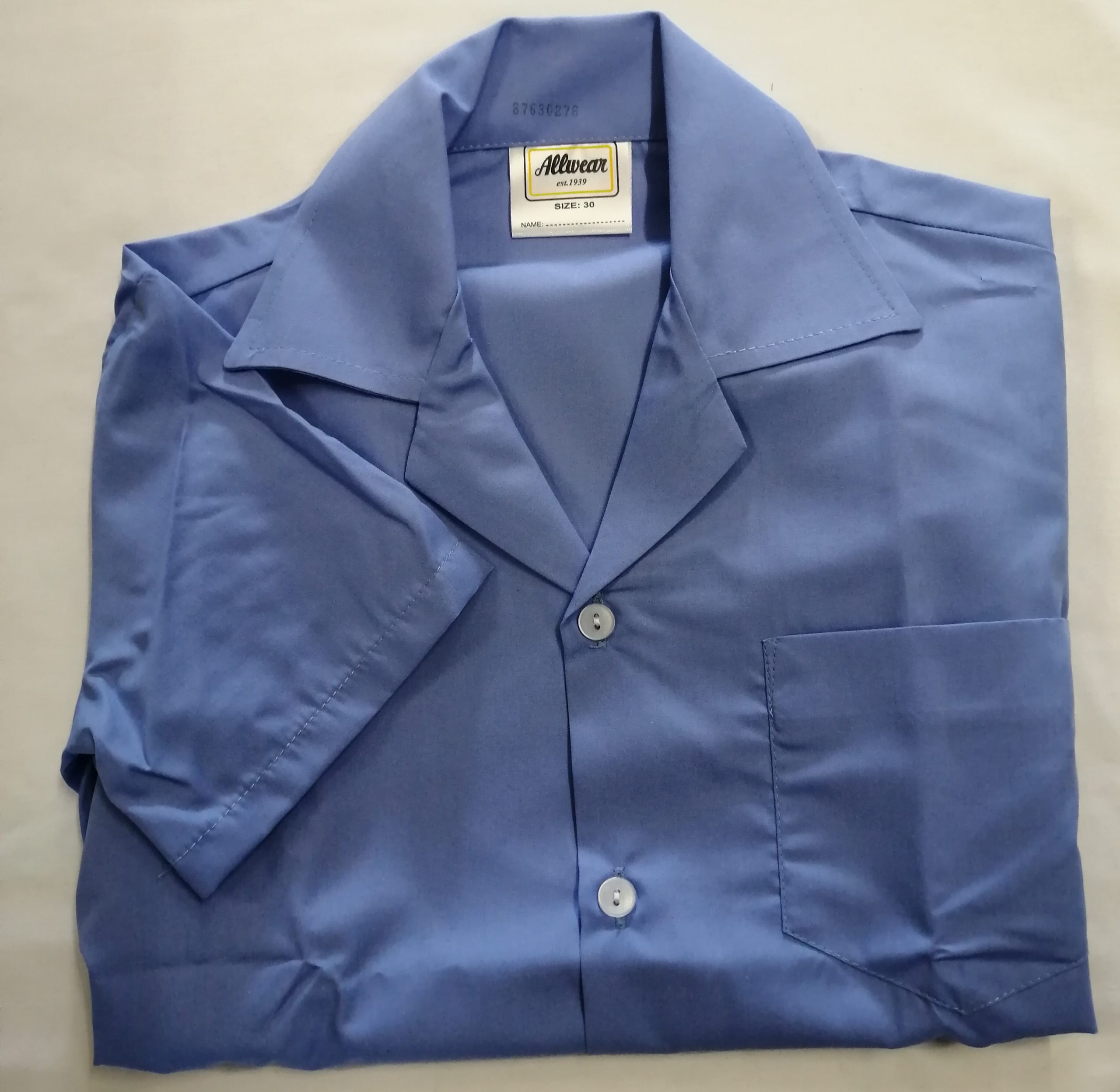 blue school shirts asda